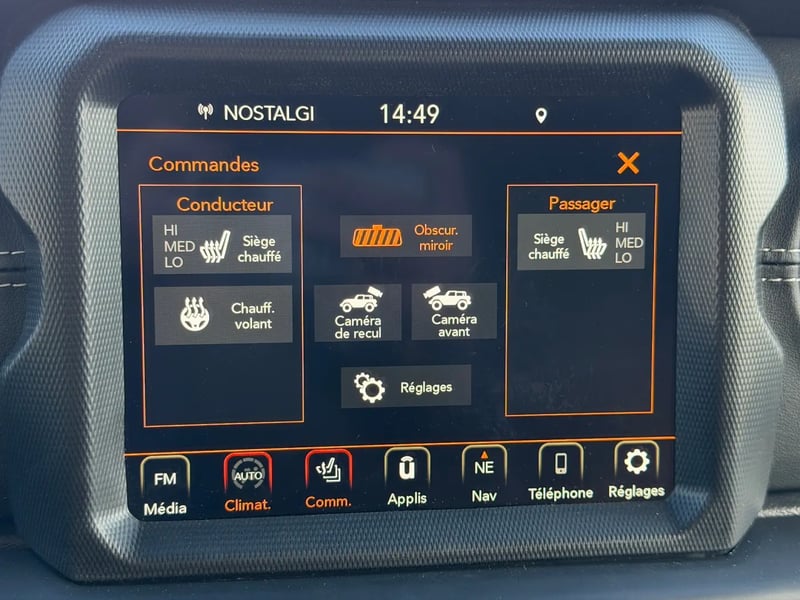 Photo de la voiture JEEP WRANGLER Unlimited 4xe 2.0 l T 380 ch PHEV 4x4 BVA8 Sahara