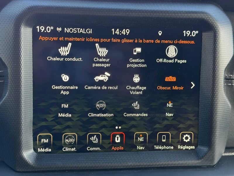 Photo de la voiture JEEP WRANGLER Unlimited 4xe 2.0 l T 380 ch PHEV 4x4 BVA8 Sahara