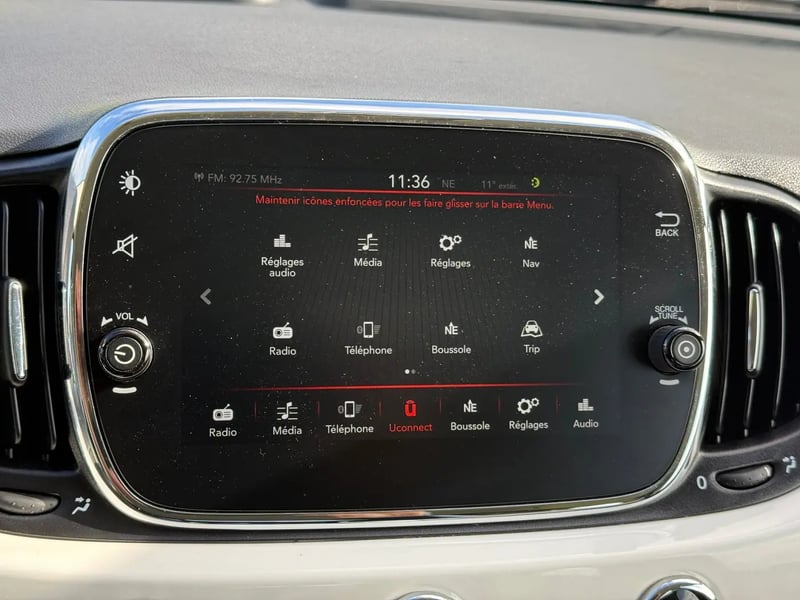 Photo de la voiture FIAT 500C MY17 1.2 69 ch Lounge