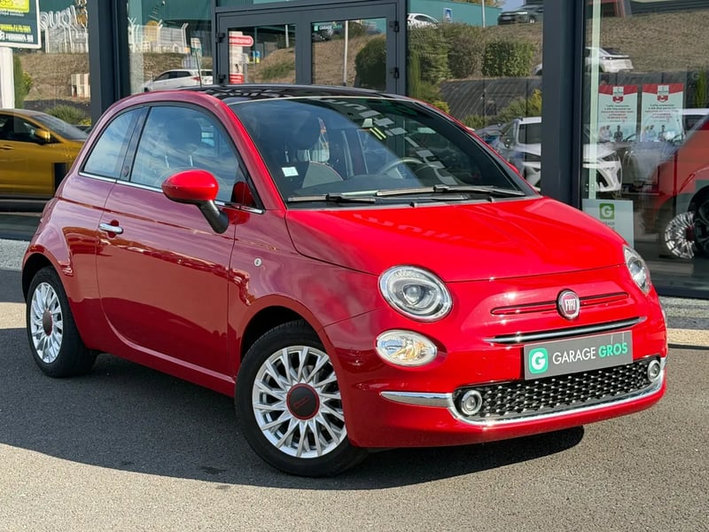 Photo de la voiture FIAT 500 SERIE 9 EURO 6D-FULL 1.0 70 ch Hybride BSG S/S (RED)