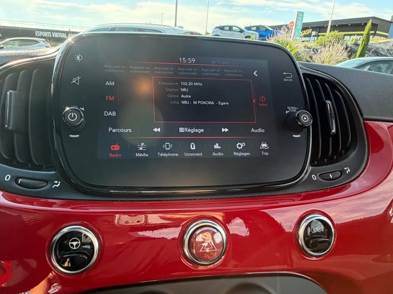 Photo de la voiture FIAT 500 SERIE 9 EURO 6D-FULL 1.0 70 ch Hybride BSG S/S (RED)