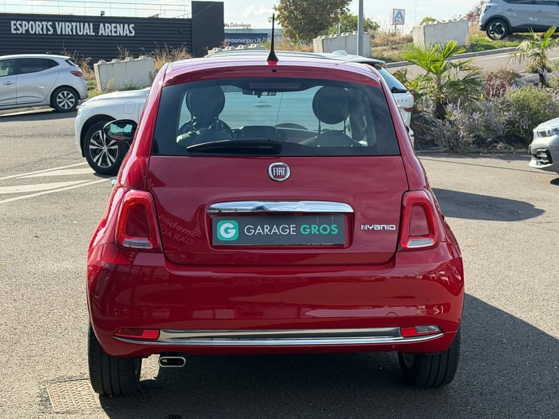 Photo de la voiture FIAT 500 SERIE 9 EURO 6D-FULL 1.0 70 ch Hybride BSG S/S (RED)