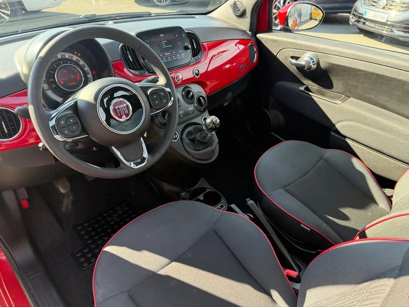 Photo de la voiture FIAT 500 SERIE 9 EURO 6D-FULL 1.0 70 ch Hybride BSG S/S (RED)