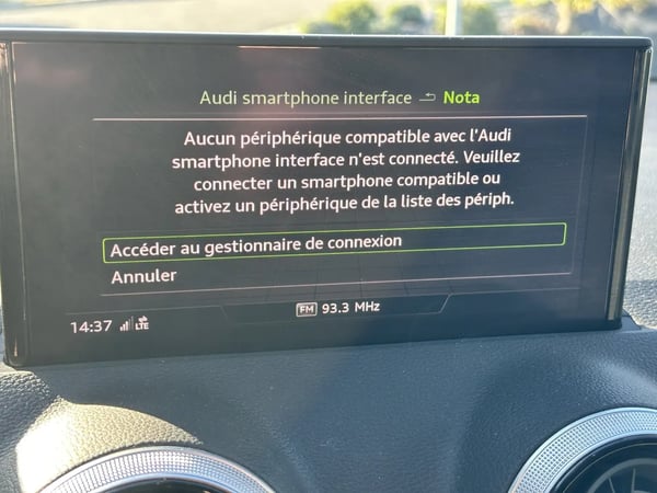 Photo de la voiture AUDI Q2 30 TFSI 110 BVM6 Advanced +S-LINE Ext