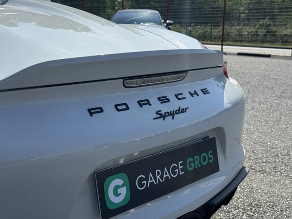 Photo de la voiture PORSCHE BOXSTER SPYDER 3.8i 375 ch