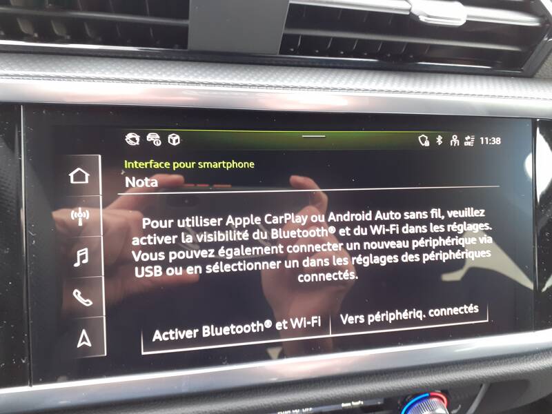 Photo de la voiture AUDI Q3 SPORTBACK 35 TDI 150 ch S tronic 7 S line